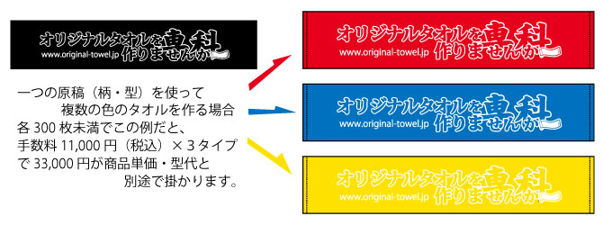 同じデザインで色替え作成
