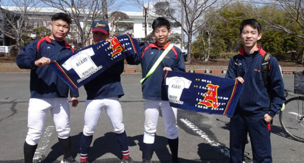 中学校野球部 卒部記念