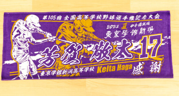 甲子園デザイン　甲子園タオル