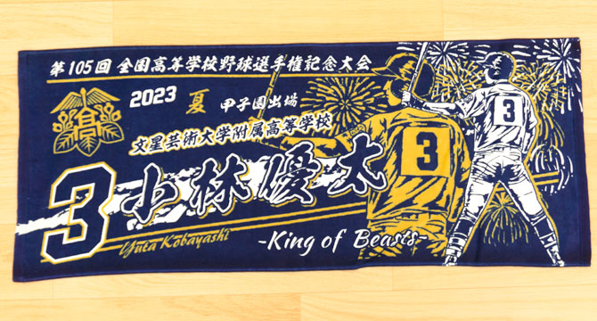 甲子園デザイン　甲子園タオル