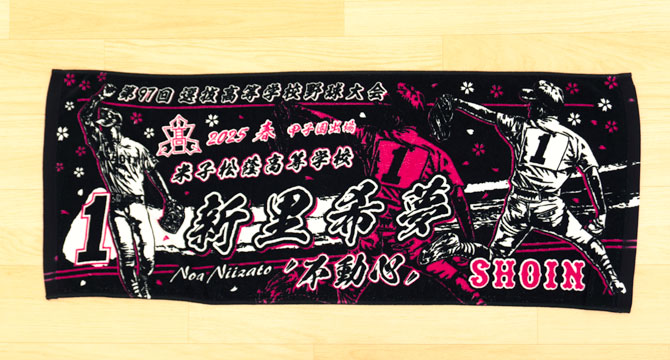 甲子園タオル　甲子園デザイン