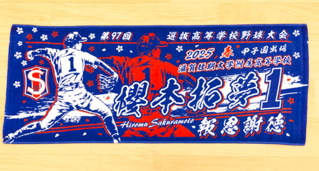 甲子園タオル　甲子園デザイン